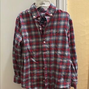 Vineyard Vines Red and Blue Button Down Shirt Classic Plaid